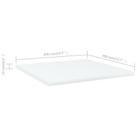 vidaXL Bookshelf Boards 8 pcs White 15.7