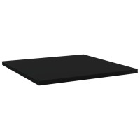 Vidaxl Bookshelf Boards 8 Pcs Black 15.7X15.7X0.6 Engineered Wood