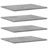 Vidaxl Bookshelf Boards 8 Pcs Concrete Gray 15.7X19.7X0.6 Engineered Wood