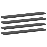 vidaXL Bookshelf Boards 8 pcs Gray 23.6