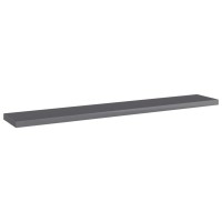 vidaXL Bookshelf Boards 4 pcs High Gloss Gray 23.6