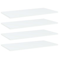 vidaXL Bookshelf Boards 4 pcs White 23.6