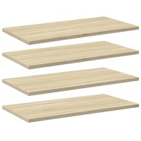 vidaXL Bookshelf Boards 4 pcs Sonoma Oak 23.6