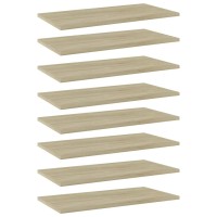 Vidaxl Bookshelf Boards 8 Pcs Sonoma Oak 23.6X11.8X0.6 Engineered Wood
