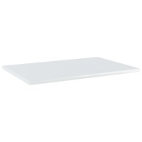 Vidaxl Bookshelf Boards 8 Pcs High Gloss White 23.6X15.7X0.6 Engineered Wood