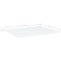 vidaXL Bookshelf Boards 4 pcs White 23.6