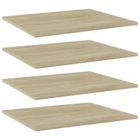 Vidaxl Bookshelf Boards 4 Pcs Sonoma Oak 23.6X19.7X0.6 Engineered Wood