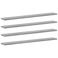 vidaXL Bookshelf Boards 8 pcs Concrete Gray 31.5