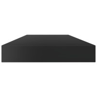 Vidaxl Bookshelf Boards 4 Pcs High Gloss Black 31.5X3.9X0.6 Engineered Wood