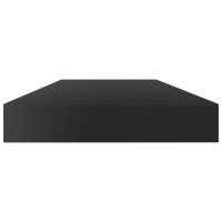 Vidaxl Bookshelf Boards 8 Pcs High Gloss Black 31.5X3.9X0.6 Engineered Wood