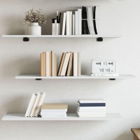 vidaXL Bookshelf Boards 4 pcs White 31.5