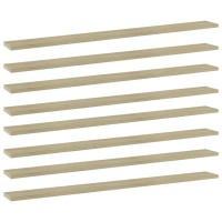 Vidaxl Bookshelf Boards 8 Pcs Sonoma Oak 39.4X3.9X0.6 Engineered Wood