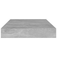 Vidaxl Bookshelf Boards 4 Pcs Concrete Gray 39.4X3.9X0.6 Engineered Wood