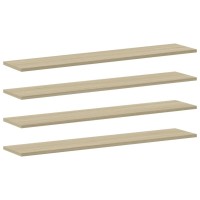 Vidaxl Bookshelf Boards 8 Pcs Sonoma Oak 39.4X7.9X0.6 Engineered Wood