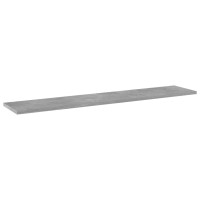 Vidaxl Bookshelf Boards 8 Pcs Concrete Gray 39.4X7.9X0.6 Engineered Wood