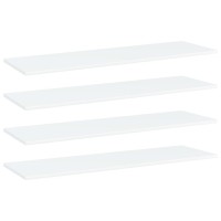 vidaXL Bookshelf Boards 4 pcs White 39.4