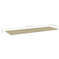 vidaXL Bookshelf Boards 4 pcs Sonoma Oak 39.4