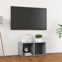 Vidaxl Tv Cabinet Concrete Gray 28.3X13.8X14.4 Engineered Wood