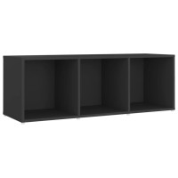 Vidaxl Tv Cabinet Gray 42.1X13.8X14.6 Engineered Wood