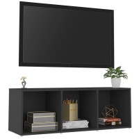 Vidaxl Tv Cabinet Gray 42.1X13.8X14.6 Engineered Wood