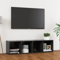 Vidaxl Tv Cabinet Gray 56.1X13.8X14.4 Engineered Wood
