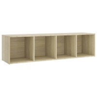Vidaxl Tv Cabinet Sonoma Oak 56.1X13.8X14.4 Engineered Wood