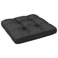 vidaXL Patio Middle Sofa with Anthracite Cushions Solid Pinewood