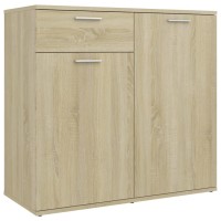 Vidaxl Sideboard Sonoma Oak 31.5X14.2X29.5 Engineered Wood