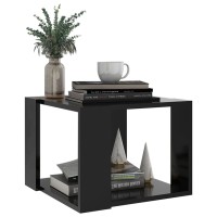 vidaXL Coffee Table Black 15.7