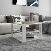 vidaXL Coffee Table High Gloss White 23.6