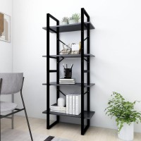 vidaXL 4-Tier Book Cabinet Gray 23.6