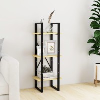 vidaXL 3-Tier Book Cabinet 15.7