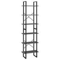 vidaXL Storage Shelf Gray 23.6