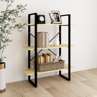 vidaXL 3-Tier Book Cabinet 31.5