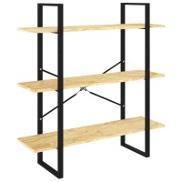 vidaXL 3-Tier Book Cabinet 39.4