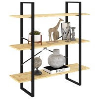 vidaXL 3-Tier Book Cabinet 39.4