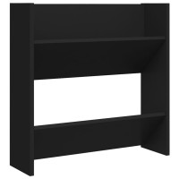 vidaXL Wall Shoe Cabinets 4 pcs Black 23.6