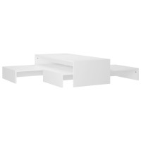 vidaXL Nesting Coffee Table Set White 39.4