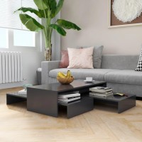 vidaXL Nesting Coffee Table Set Gray 39.4