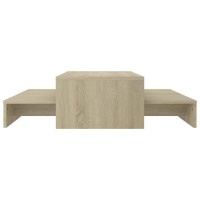 vidaXL Nesting Coffee Table Set Sonoma Oak 39.4