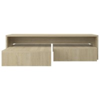 vidaXL Nesting Coffee Table Set Sonoma Oak 39.4