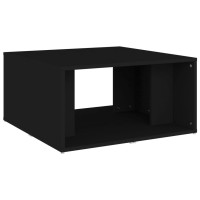 vidaXL Coffee Tables 4 pcs Black 13