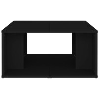 vidaXL Coffee Tables 4 pcs Black 13