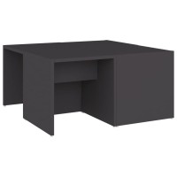 vidaXL Coffee Tables 4 pcs Gray 13