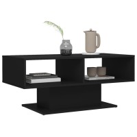 vidaXL Coffee Table Black 40.7