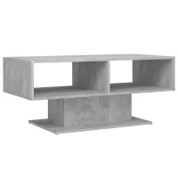 vidaXL Coffee Table Concrete Gray 40.7