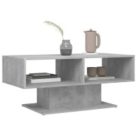 vidaXL Coffee Table Concrete Gray 40.7