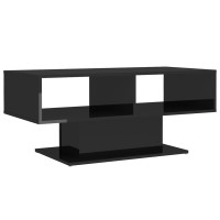 vidaXL Coffee Table High Gloss Black 40.7