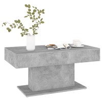 vidaXL Coffee Table Concrete Gray 37.8