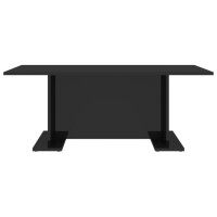 vidaXL Coffee Table High Gloss Black 40.7